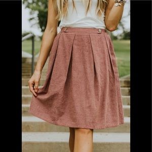 Roolee Green/Black Budapest Gingham Skirt